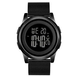 YUINK Mens Watch Ultra-Thin Digital Sports Watch Waterproof Stainless Steel M... - Picture 1 of 7