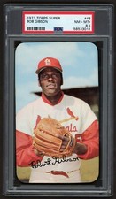 1971 TOPPS SUPER BOB GIBSON #48, ST. LOUIS CARDINALS, NM-MT+ PSA 8.5
