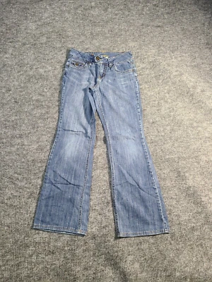 Pantalones de mezclilla LIMITED TOO para mujer 14 regular azul pierna acampanada Foto 1 de 4