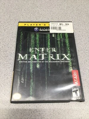GameCube Replacement Case - NO GAME - Enter the Matrix - Image 1 of 2