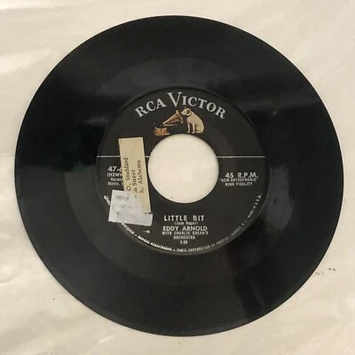 Eddie Arnold Little Bit Record 45 Vinyl RCA Records - Image 1 of 2