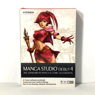 Manga Studio Debut 4 Comic Illustration - 2 CDs: Mac & Windows - Image 1 of 4