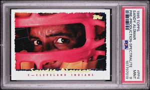 SANDY ALOMAR Indians 1995 Topps Pre-Production Spectralite #PP4 PSA 9 Mint Pop 1 - Bild 1 von 2