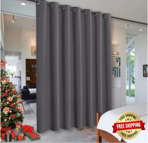 Cortinas divisorias de ambientes opacas mamparas de privacidad ajustables US NEW - Picture 1 of 9