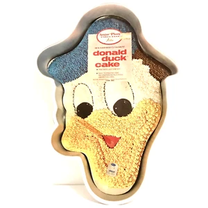Vintage 1976 Walt Disney Donald Duck Kuchenform Backen Party 15 Zoll Wilton - Bild 1 von 5
