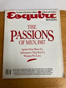 Magazine Esquire for June 1987 - The Passions of Men - Picture 1 of 3