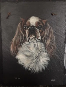 Hund Katze Maus Leider nur Gemalte in Ölfarben Hund (in )„T I N A“ – in Farbe. - Bild 1 von 8