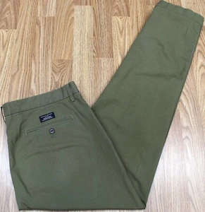 PANTALONES CHINOS BANANA REPUBLIC MASON ALGODÓN/SPANDEX VERDE Talla 36W x 34L - Imagen 1 de 4