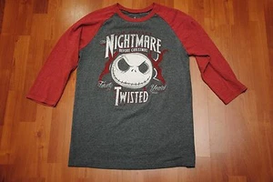 DISNEYLAND NIGHTMARE BEFORE CHRISTMAS SHIRT DISNEY M MEDIUM BASEBALL 20 YEARS - Picture 1 of 3