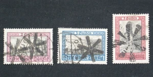 Danzig Nr. 208, 209, 210 Korkstempel + gestempelt - Bild 1 von 2