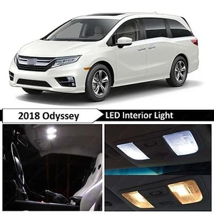 15x Mapa interior blanco Dome Trunk LED Lights Package Kit Fit 2018 Honda Odyssey - Imagen 1 de 12