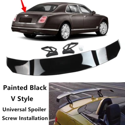 Universal Fit For Bentley Mulsanne Racing Style Rear Trunk Lid Spoiler Wing - Изображение 1 из 4