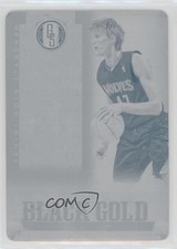 2012-13 Gold Standard Black Threads Printing Plate Cyan 1/1 Andrei Kirilenko x5u