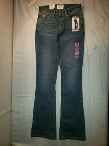 New Womens Denizen Levi Jeans Mid Rise Bootcut Size 26x30 - Picture 1 of 11