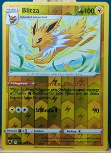 POKEMON - Choque de colores - Blitza - 047/185 - REVERSE HOLO - alemán - Imagen 1 de 1