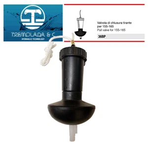 Valvola di chiusura tirante per batteria per cassetta wc 155-165 Tremolada 36BP - Foto 1 di 6
