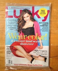 Lucky Magazine Sofia Vergara November 2012 Sealed - Picture 1 of 6