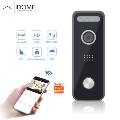 IDOME IP WIFI Door Bell 2.0Mp Camera Resolution 120 wide angle waterproof 1080P - Image 1 of 4