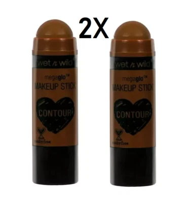Wet n Wild MegaGlo Makeup Stick Contour, Where's Walnut #806, 0.21 oz (2 pack) - Image 1 of 4