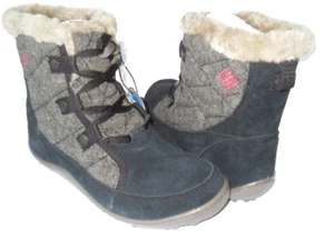 Columbia Minx Shorty Omni-Heat Wool Waterproof Black/Burnt Henna, 6 B - Picture 1 of 9