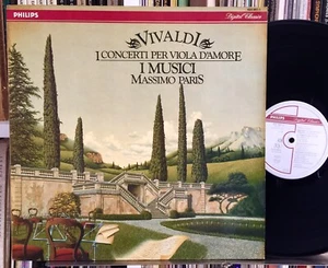 VIVALDI Concerti Viola D'Amore I MUSICI MASSIMO PARIS Philips 422051 1988 ED1 NM - Picture 1 of 3