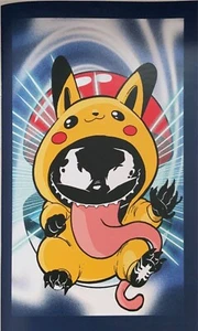 Fame: Kasing Lung#1 Dallas Fan Expo PIKACHU BASIC/VENOMIZED VARIANT SET W/COA. - Picture 1 of 4