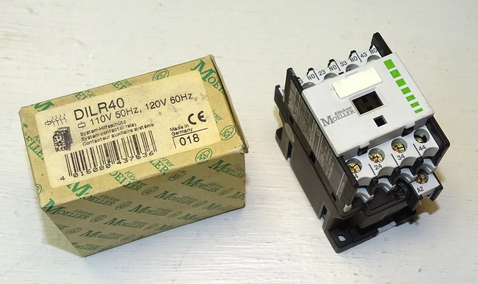 Klockner Moeller Dilr40-04 AC Contactor 120v-ac 16a Amp