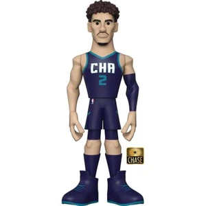 Funko NBA Hornets LaMelo Ball (City Edition 2021) 5-Inch CHASE Vinyl Gold Figur - Bild 1 von 2