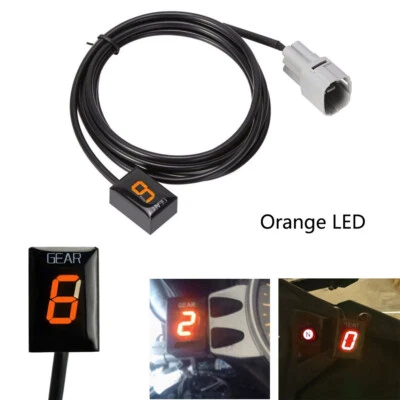 Orange LED Motorcycle Gear Display Indicator for Suzuki SV650 DL650 DL1000 VL800 Foto 1 de 4