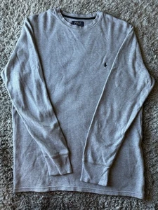 Polo Ralph Lauren Long Sleeve Men's Grey Size XL  - Picture 1 of 10