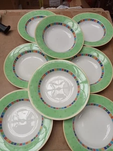 Villeroy Boch Twist Alea Verde Suppenteller 8 Stück Bitte Lesen - Bild 1 von 6