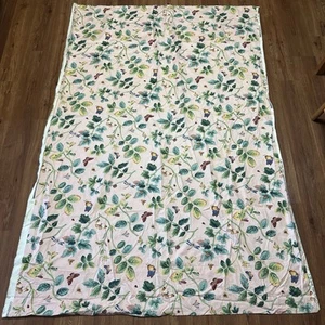 Jay Yang Floral Fabric 4+ Yds (80x 56)x2 ~ Foliage Bugs Butterfly Dragonfly - Picture 1 of 7