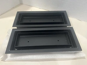 4X10 Classic - Pack de 2, ventilación de aire - Drop In, negro texturizado, hecho en CANADÁ. - Imagen 1 de 4