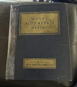 Motors Auto Repair Manual 15th Edition 1935-1952 Third  Printing - Picture 1 of 8