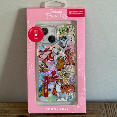 Funda protectora para teléfono Disney Princesa Animal Friends para iPhone 13/14/15 NUEVA CON ETIQUETAS Foto 1 de 4