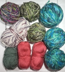 Posten 10 Stile Garnsortiment komplett & teilweise Knäuel - Bild 1 von 5