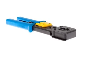 RJ45 Crimp Tool, 8x8, Built-In Cutting-Stripping Blade, RJ45CRIMPTOOL - Picture 1 of 5