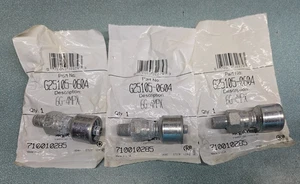 Gates  G25105-0604 Hydraulic Fitting MegaCrimp  (Qty 3)  **new but has oxidation - Picture 1 of 8