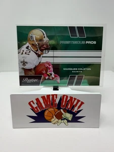 2011 Prestige Football Marques Colston Prestigious Pros Card #37 #'ed /250 - Bild 1 von 2
