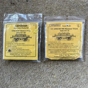 New old stock. PAIR of 4mm Cambrian C3 GWR M4/M5 shunters truck (built 1917-18) - Picture 1 of 6