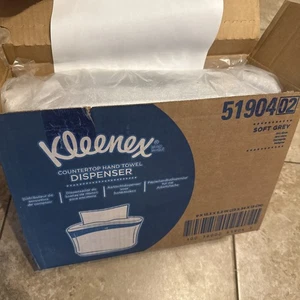 Kleenex Reveal Countertop System Dispenser (51904) 13.3” x 9” x 5.2”, Soft Grey - Picture 1 of 2