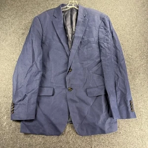 Ralph Lauren Men's Blue Linen Blazer Sport Coat Jacket 40 R Canada - Picture 1 of 10