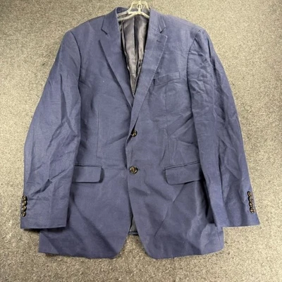Ralph Lauren Men's Blue Linen Blazer Sport Coat Jacket 40 R Canada - Image 1 of 4