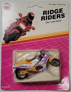 1993 Zylmex Die Cast Ridge Riders Kawasaki Drag Pro 1/24 #29240 Sigillato NUOVO - Foto 1 di 4
