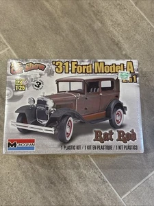 Monogram 1931 Ford Mode A Rat Rod 2'n1 Model Kit Sealed 1:25 #85-4259 - Picture 1 of 3