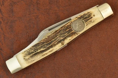 CUCHILLO DE GANADERO JUMBO CIERVO ALEMANIA KISSING CRANE SOLINGEN 1990 BONITO 1/5000 (27640 Foto 1 de 4