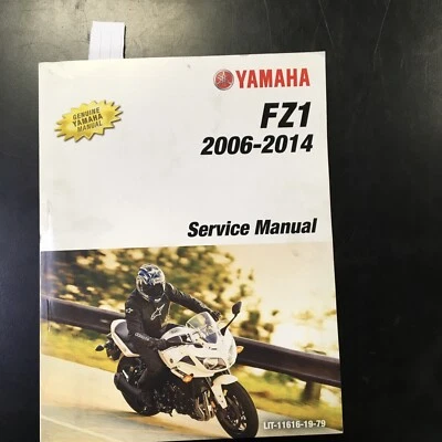 OEM YAMAHA 2006-20014 FZ1 SERVICE MANUAL LIT-11616-19-79 - Image 1 of 3