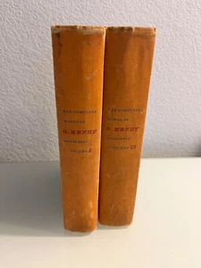 Complete Works of O Henry Volume 1 & 2 Doubleday 1953 Vintage hardcover w/DJ - Picture 1 of 15