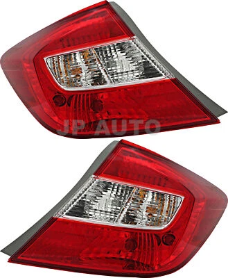 For 2012 Honda Civic Sedan Tail Light Set Driver and Passenger Side Foto 1 de 4