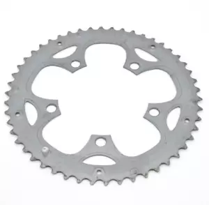 Shimano SG-X 50T 110bcd 5 Arm Chainring Road Bike Grey Steel Gravel Hybrid CX - Picture 1 of 8